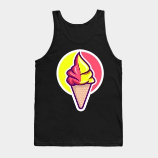 Amazing Art Of Ice- Cream For Kids - Happy & Good-Vibes Tank Top